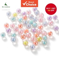 St.Kunkka 50pcs Sparkling Iridescent Acrylic Beads for DIY Bracelets and Accessories