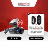 DDPAI Mola N3 Pro Front and Rear 2.5K 1600P QHD Super Capacitor Dash Cam with GPS