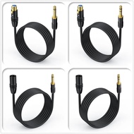 10FT 1/4 Inch TRS to XLR Male Balanced Signal Interconnect Cable 6.35mm TS to XLR Female Cable 0.5m 