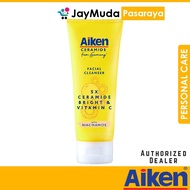 Aiken Ceramide Facial Cleanser 100g 5x Ceramide Bright Vitamin C Niacinamide Pembersih Wajah Face Wa