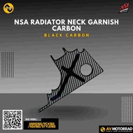 NSA Performance Radiator Neck Garnish Carbon Click160/PCX160/ADV160