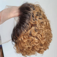6inch Pixie Cut Wig Human Hair Curly 13x1 Lace Wig Transparent HD Lace Frontal Wigs Short Bob Wig Fo