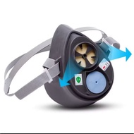 3M 3200 gas mask + 3M 3301 filter