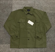 DESCENDANT JAPAN D-61M UTILITY WORK UNIFORM ARMY SHIRT JACKET DCDT DWU LOGO TAP FLAG MILITARY D61M C