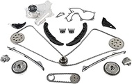 INGKAN G6DA Engine Timing Chain Kit w/Water Pump Cam Gear Fits for 07-11 Hyundai Azera/Santa Fe，08-1