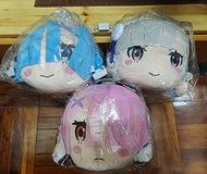 Re Zero Re 0 從零開始的異世界生活 Rem Ram Emilia 雷姆 拉姆 愛蜜莉雅 大趴 趴趴公仔  景品 全新未開袋