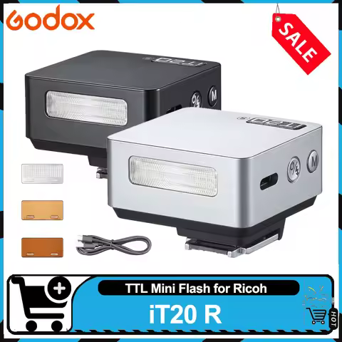 Godox iT20 R Mini Flash for Ricoh TTL Auto Camera Flash 6 Output Levels 1.5 sec Recycling Time Compa