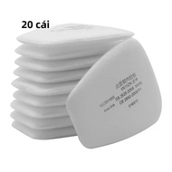 5N11 Hộp Đựng Giấy Lọc Bụi Bông 501 Cho 3M 6001/6200/7502/6800 Phụ Kiện Mặt Nạ Phòng Độc Phun Hóa Ch