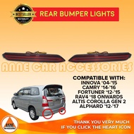 Rear Bumper Light for Innova 2004-2015 / Camry 2014-2016 / Fortuner 2012-2015 / RAV4 2018-ON EE