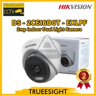 HIKVISION 2MP DS 2CE76D0T EXLPF Hikvision 2mp Indoor Dual Light Camera