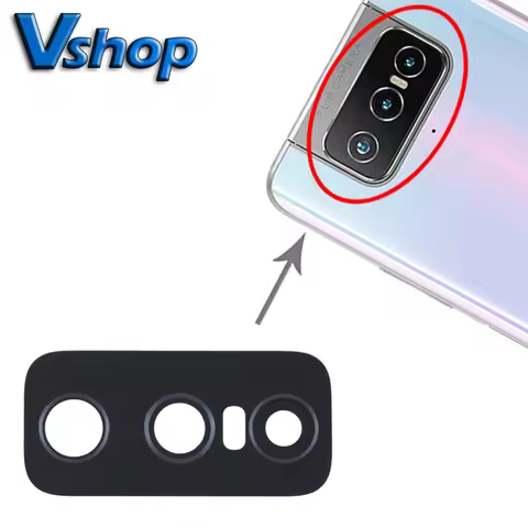 For Asus Zenfone 7 ZS670KS / 7 Pro ZS671KS Camera Lens Mobile Phone Replacement Parts