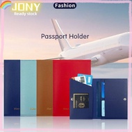 JONY Passport Cover, Waterproof PU Leather Document Credit Card , Fashion Multi-card Credit Card Pro