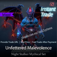 DOTA2 Night Stalker (NS) Unfettered Malevolence “Infused” Mythical Set 刀塔2 暗夜魔王 融合 无拘之怨 套装 现货秒发