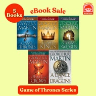 Game of Thrones Series (5 eBooks) Digital eBooks for Kindle Kobo eReaders Mobile Tablet ePUB Format