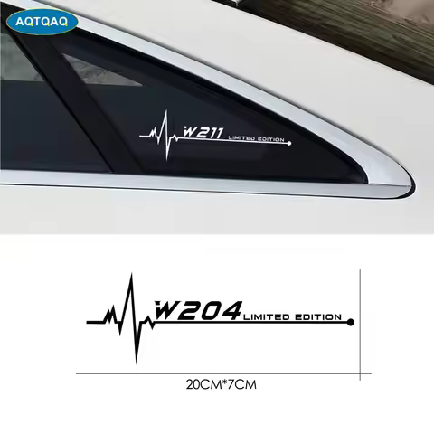 1Pcs For W108 W126 W140 W168 W169 W176 W177 W203 W204 W205 Car Side Window Stickers