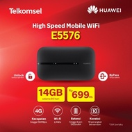 Modem Wifi Unlock 4G Huawei E5576 Free kuota 14gb Resmi