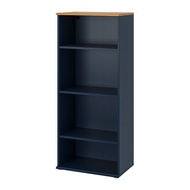 SKRUVBY 書櫃, 黑藍色, 60x140 公分