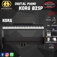 KORG B2SP FULL 88 KEYS DIGITAL PIANO WITH PIANO BENCH, ADAPTER ,HEADPHONE,BOOK STAND  AND TRIPLE PEDAL