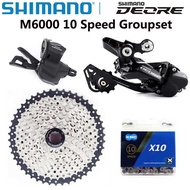 SHIMANO DEORE M6000 10 Speed Groupset MTB Mountain Bike RD M6000 Rear Derailleur Shifter lever Sunsh