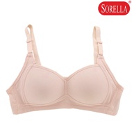 SORELLA casual bra cotton BLACK and FLESH slightly padded perfect fit comfort series 551