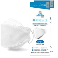 Korea ToobiMask FACE MASK ADULT KF94 4 Layer Individual Pack Made In korea