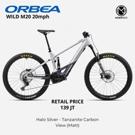 Sepeda MTB e-bike ORBEA WILD M20 20mph Carbon sepeda listrik Orbea