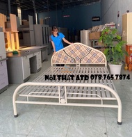 Giường Sắt Đơn Giá Rẻ - Phù Hợp Cho Phòng Trọ Ký Túc Xá- giường 80cm 1m 1m2 1m4 1m6 1m8x2m