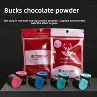 Buck Chalk Powder Billiard Chalk American Black 8 Cue Snooker Cue Round Chalk Cylindrical Chalk