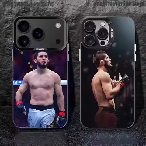 I-Islam M-Makhachev Phone Case For iPhone 17,16,15,14,13,12,11,Pro,XS,Max,Plus,Mini,SE4,E Black Matt