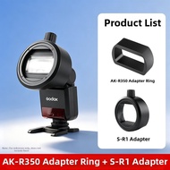 SUBEN | TT350/V350 Camera Flash Adapter with Magnetic Accessories Color Filters Softbox Softlight Ba