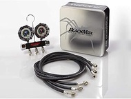 CPS Products BlackMax MBH4P5Z 2-Valve Manifold Gauge Set, R-134A, 22, 404A, 410A Gauges & 5' Premium