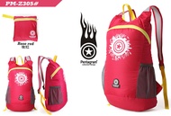 MUJI Pentagram กระเป๋าปีนเขากลางแจ้ง Pentagram กระเป๋าเป้สะพายหลังผู้ชายและผู้หญิงกระเป๋าเดินทางแบบพ