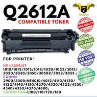 Q2612 Q2612A 12A 2612 2612A toner /CRG-303/FX9 Compatible Toner Cartridge / Laserjet 1010 / 1012 / 1