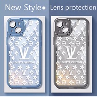 Light luxury LV Lens Protective Film Hard Bumper Phone Case IPhone 11 12 13 14 15 Pro Max 15prm 14pr