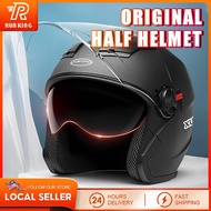 Helmet Double Lens Visor Half / Open Face Felmet Motorcycle Helmet Topi Keledar MurahYa GT motor GXT