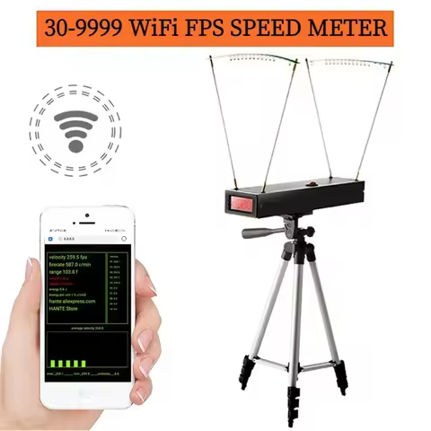 New Speed Meter 30-9999 FPS Speed Meter for Shooting Chronograph Speed Meter Velocimetry Bullet Slin