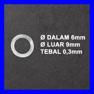 RING WASHER SPACER TIPIS UNTUK DRIVE GEAR PINNION ROTOR MAIN SHAFT REEL SPINNING BAITCASTING DAN TR