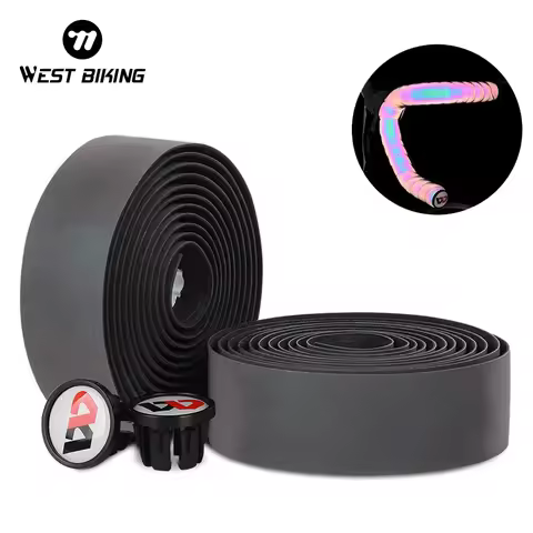 WEST BIKING Road Bike Handlebar Tapes Reflective Discolor Shockproof Quality EVA Cycling Bicycle Han