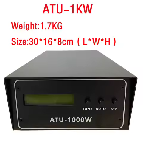 ATU-100 upgraded ATU-1000 ATU1000 ATU-1KW Automatic Antenna Tuner 7x7 N7DDC assemble with case