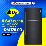 LG Inverter Fridge 2 Door Refrigerator (592L) GR-H802HQHM