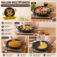 BBQ Grill Pan Korea 36cm Non-Stick
