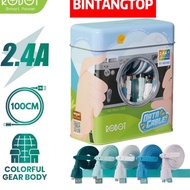 ROBOT RT-AM100 / data cable ROBOT RT-AM100 MICRO USB 2.4A 100cm colorful fast charging ORIGINAL Late