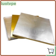 LUOLVUO Engraving Drawing paper, Gold Foil 20*30cm Aluminum Foil Art Paper, making Handmade Engravin