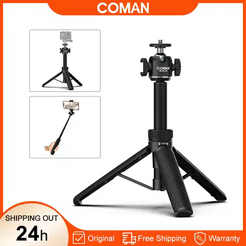 Selfie Stick 62cm Tripod COMAN MT30 PRO 62cm Selfie Stick Tripod For iPhone 17 Pro Max Phone action 