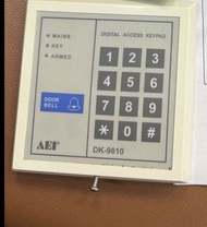 AEI 電子數字按鈕門鎖連門鐘 DJ-9810 家居商業合用 self contained digital access control keypad include doorbell for res