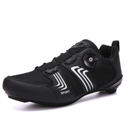 36-47 Men Women Cycling Shoes Lightweight Road Bike Shoes Ultra-light SPD Road Bike Sneakers Speed Shoes Plus Size SQOM