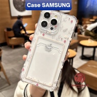 Samsung A36 A56 S25 card holder bloom flower 01 A55 S23 S24 S22 ULTRA A33 A05S A04 A10s A02S A03S A0