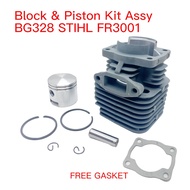 Block Mesin Rumput BG328 Cylinder STIHL FR3001 Piston Assy KOSHI BG328