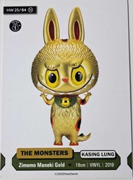 HOW2WORK - HOW2WORK THE MONSTERS SERIES 1 KASING LUNG HW 25/84 Zimomo Maneki Gold 集換式卡牌