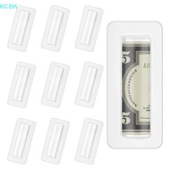 【KC】 25/50pcs Money Card Holder With Sticker Plastic Dome Lip Balm Waterproof Clear Cash Pouch DIY Gift for Graduation Christmas 【BK】